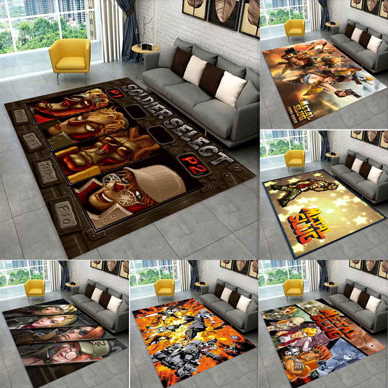 Retro Gaming Desk - Classic Retro Game Metal Slug Bedroom