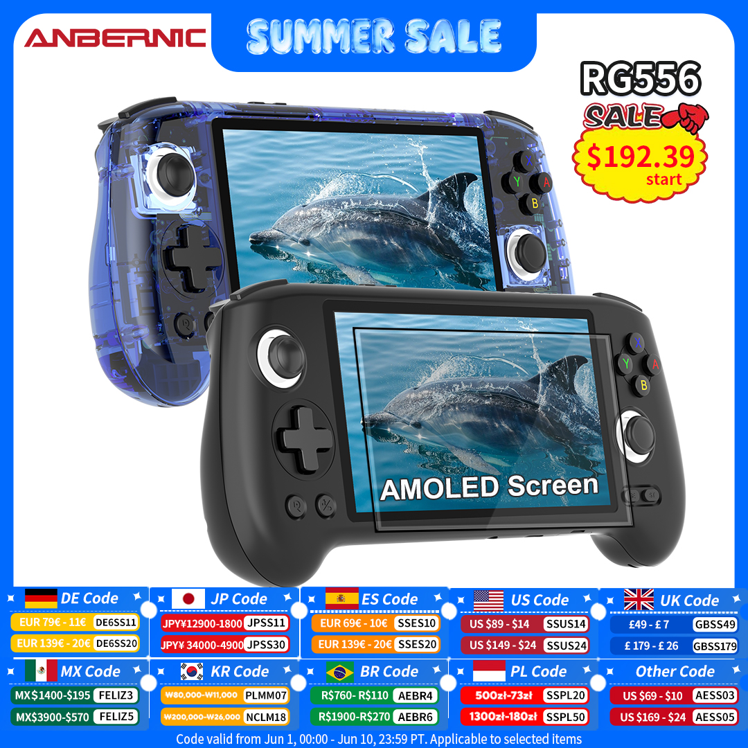 Retro Gaming Android - Anbernic RG556 Handheld Game Console Unisoc