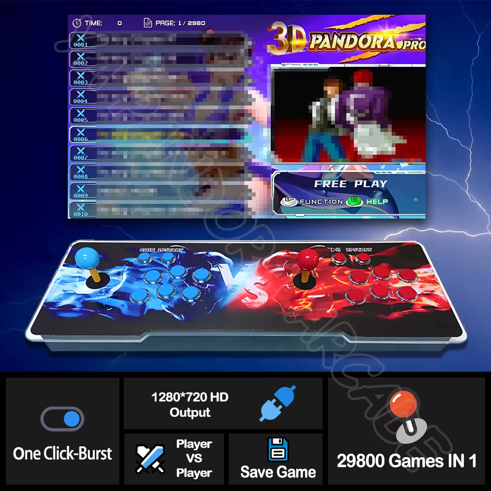 Retro Gaming Store - 29800 In 1 Arcade Console 3D