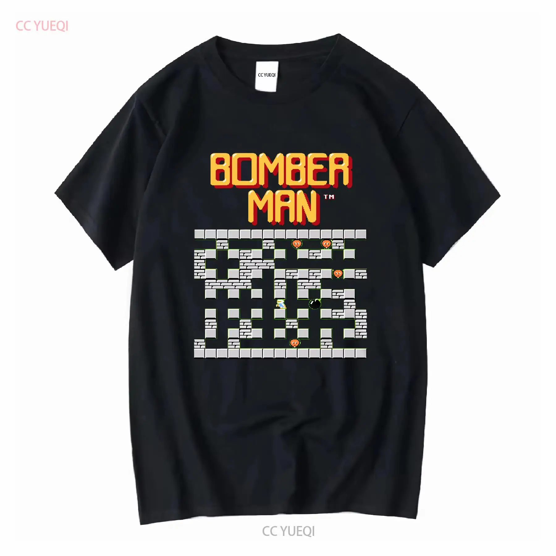 Retro Gaming Design - Bomberman stage 1 Logo NES Famicom