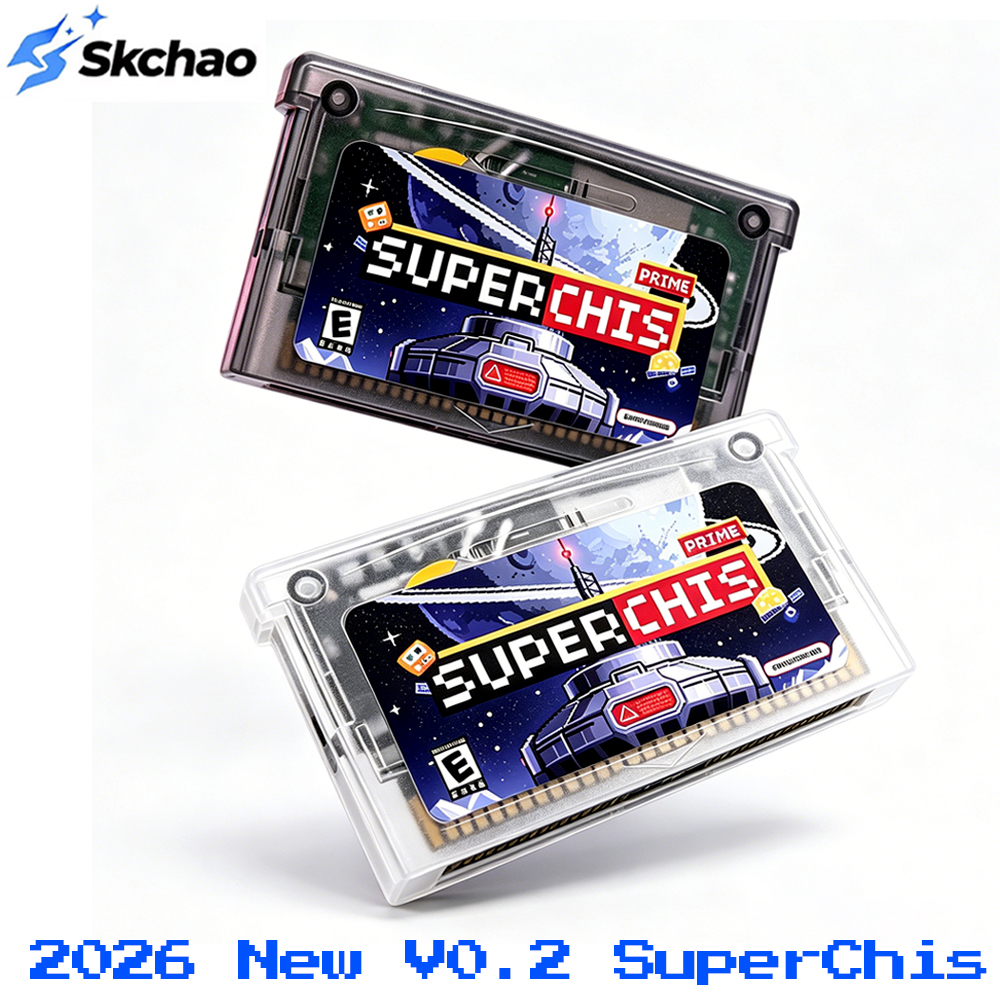 Game Boy Cartridge Holder - SuperChis Prime Game Cart for GBA/GBA