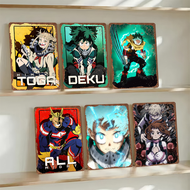 My Hero Academia Tinplate Post - Retro Gaming Desk avaliação e preço