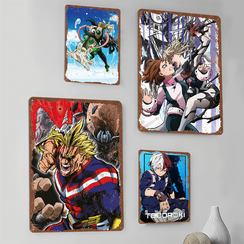 My Hero Academia Tinplate Post - Retro Gaming Desk avaliação e preço