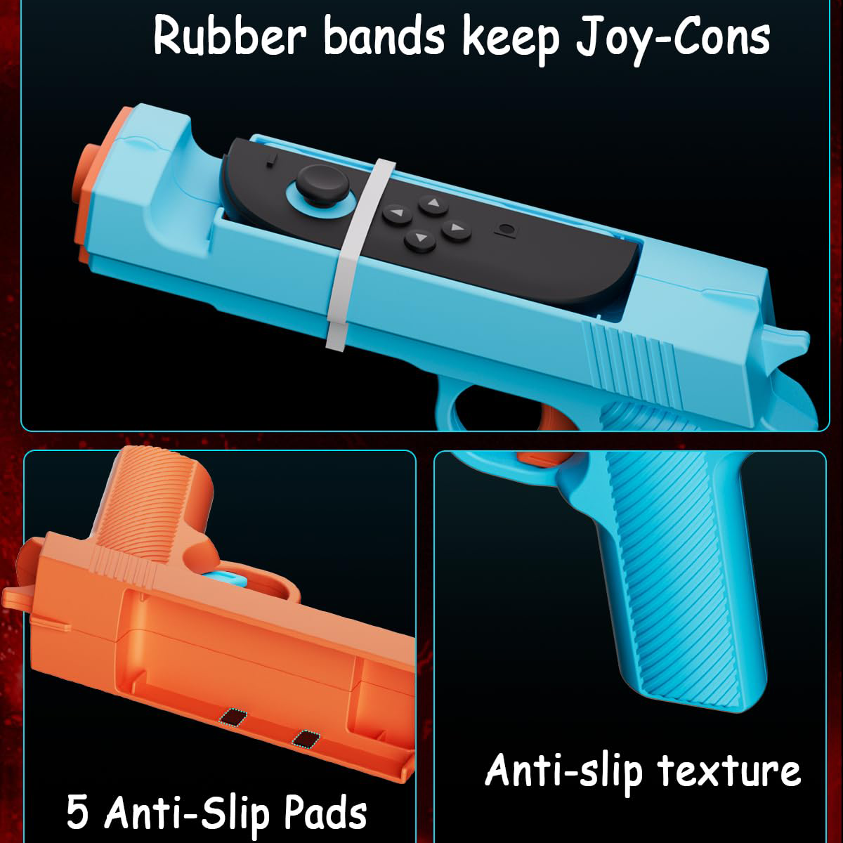 2 Pcs Shooting Game Gun for Sw - Retro Gaming Gun avaliação e preço