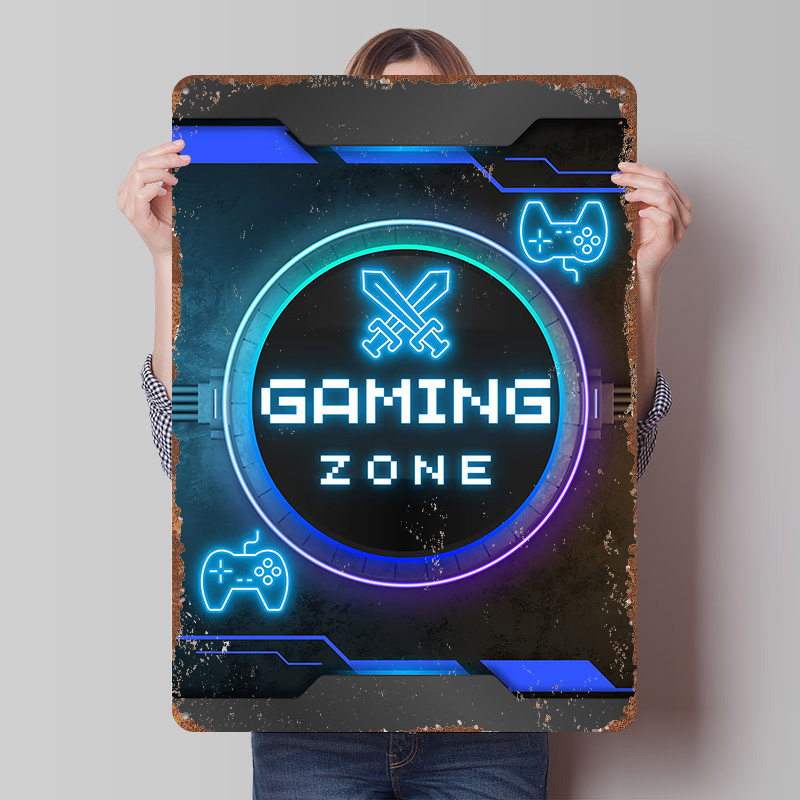 Gaming Zone – Neon Gamer Room  - Retro Gaming Zone avaliação e preço