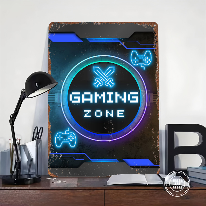 Gaming Zone – Neon Gamer Room  - Retro Gaming Zone avaliação e preço