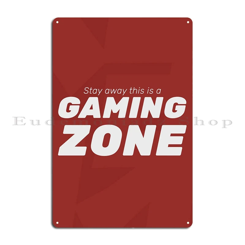 Stay Away Gaming Zone Metal Si - Retro Gaming Zone avaliação e preço