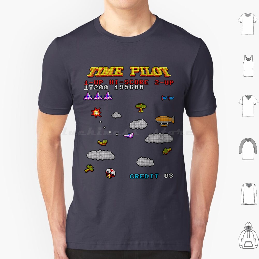 Time Pilot 2 T Shirt Cotton Me - Retro Gaming Art avaliação e preço