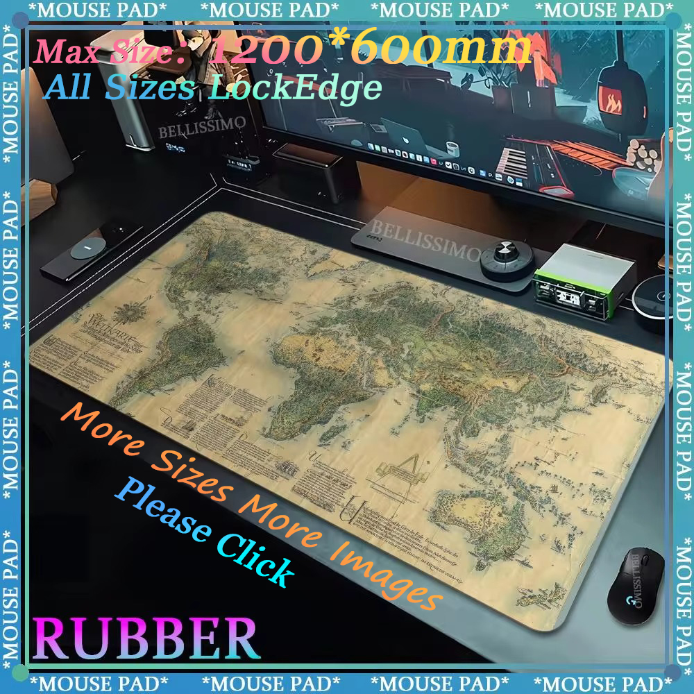 Old World Map Mouse mats Extra - World Of Retro Gaming avaliação e preço