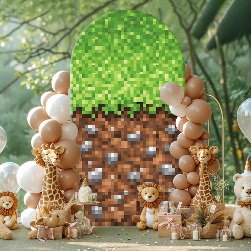 Retro Pixel World Arch Backdro - World Of Retro Gaming avaliação e preço