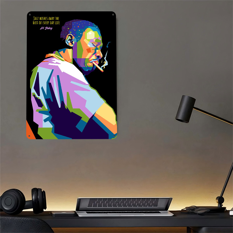 Art Blakey Printed Poster Cust - Retro Gaming Desk avaliação e preço