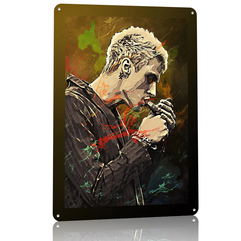 Machine Gun Kelly Tin Poster C - Retro Gaming Gun avaliação e preço