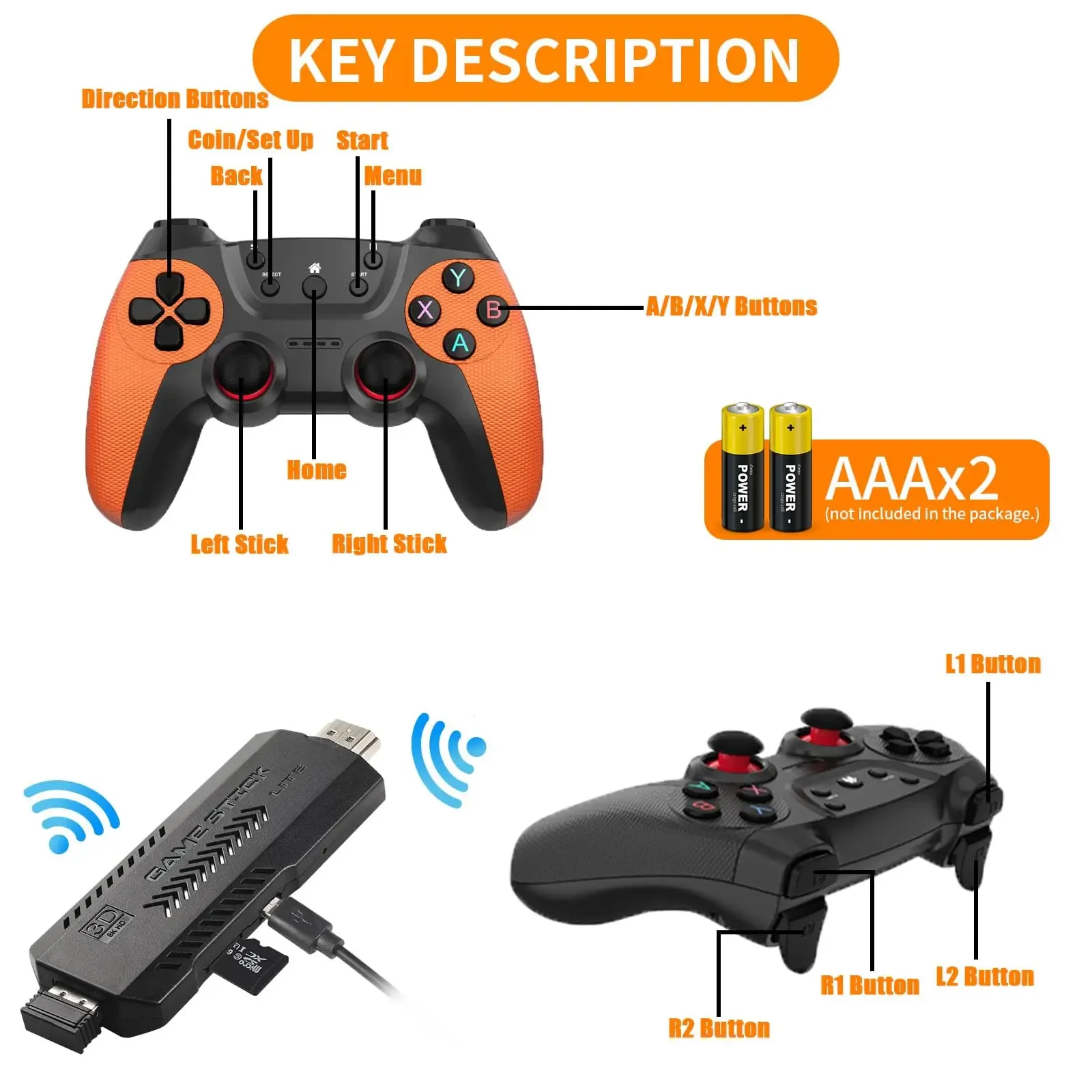 X2 Ultra Pro Retro Game Stick  - Retro Gaming X2 Pro avaliação e preço