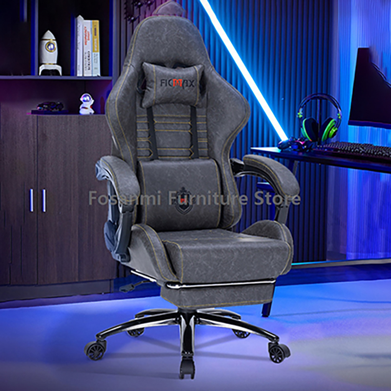 Adjustable Retro Leather Gamin - Retro Gaming Desk avaliação e preço