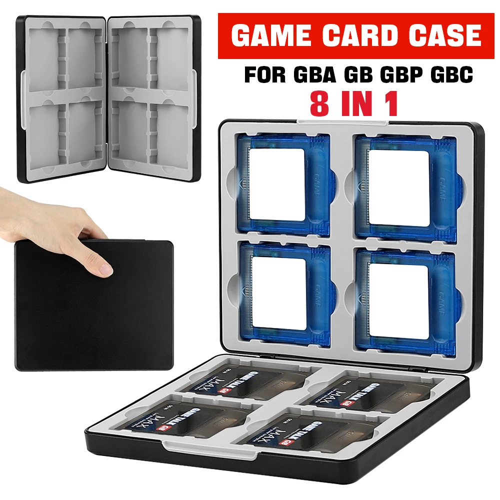 Portable 8 in 1 Game Card Stor - Game Boy Cartridge Holder avaliação e preço