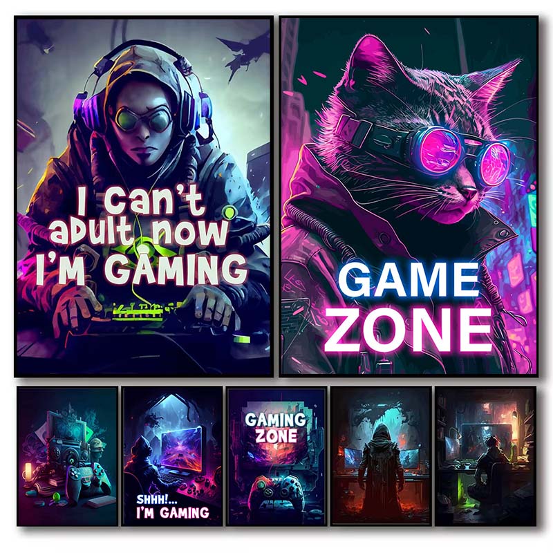 Retro Pop Punk Gaming Gamer Ga - Retro Gaming Zone avaliação e preço