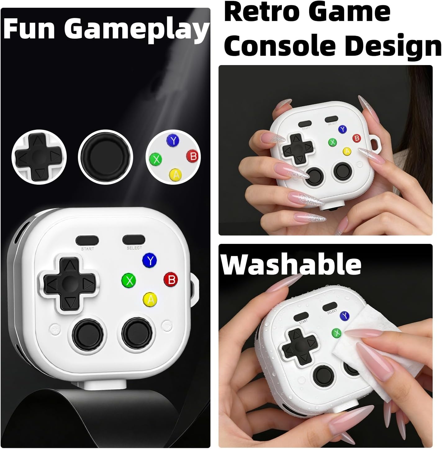 For Samsung Galaxy Buds 4 / 4P - Retro Gaming Design avaliação e preço