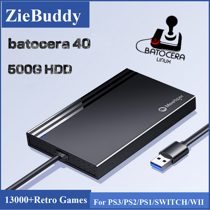 ZieBuddy Batocera 40 Linux 500 - Retro Gaming Design avaliação e preço