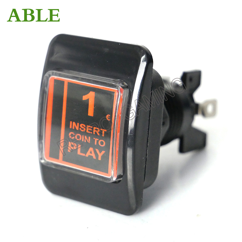 1pcs 1€ Push Button For Credit - Retro Gaming Store avaliação e preço