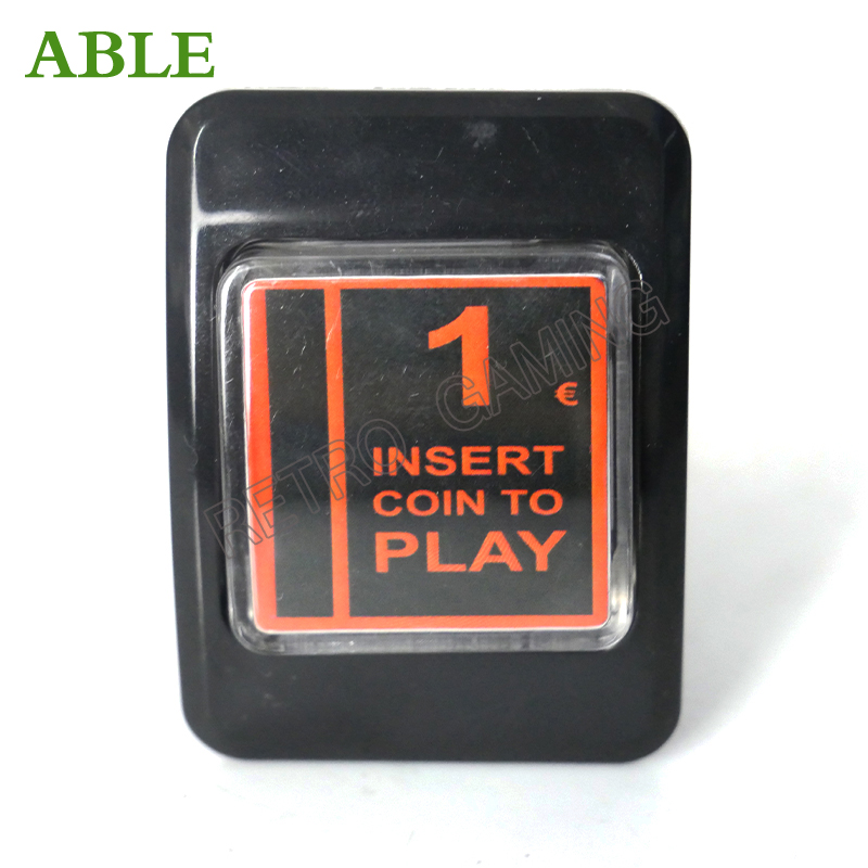 1pcs 1€ Push Button For Credit - Retro Gaming Store avaliação e preço