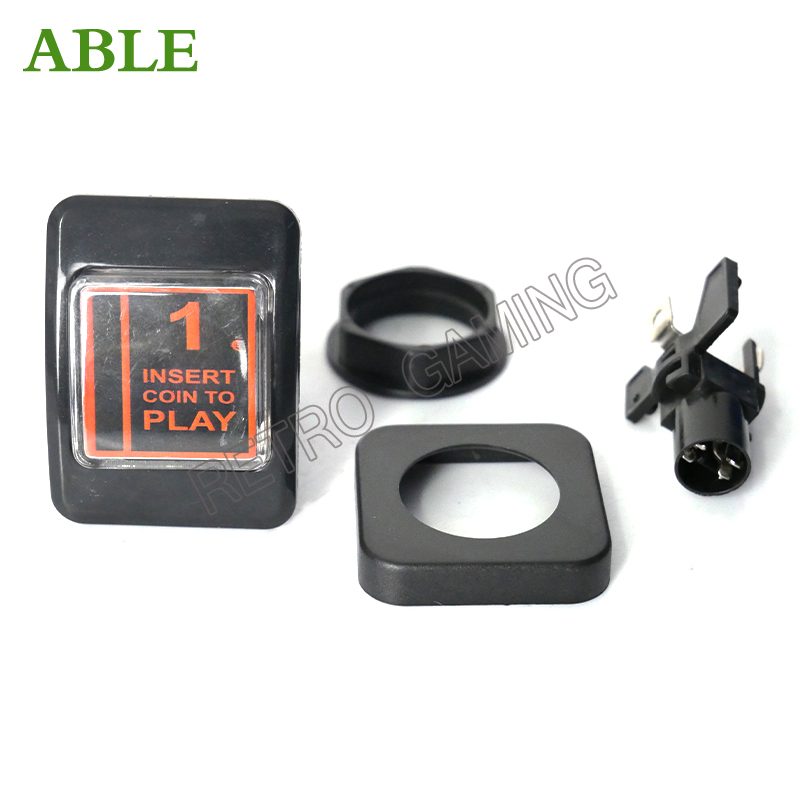 1pcs 1€ Push Button For Credit - Retro Gaming Store avaliação e preço