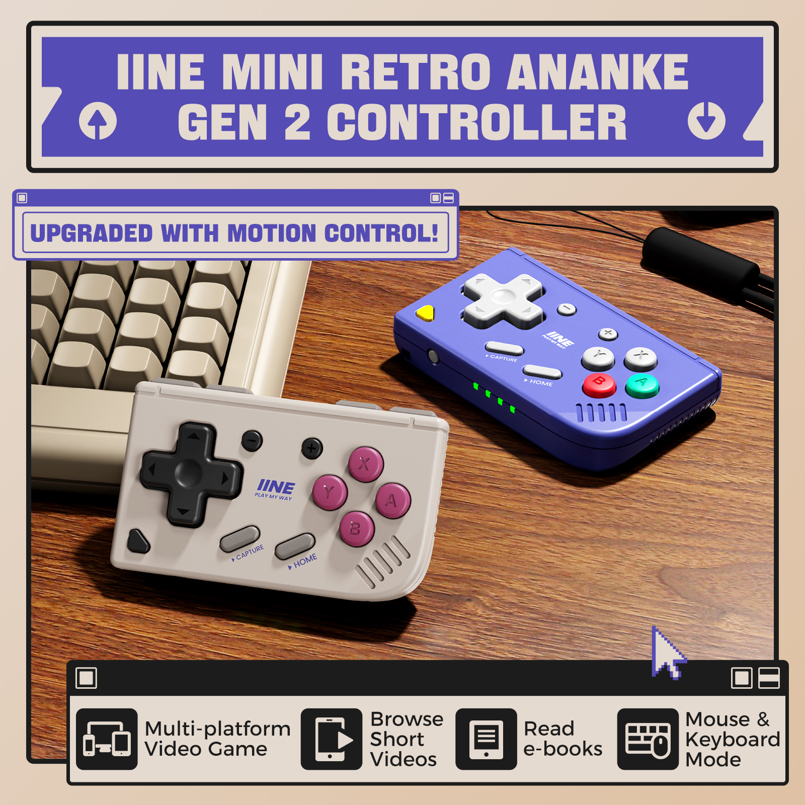 IINE Mini Retro Ananke Gen 2 G - Retro Gaming Android avaliação e preço