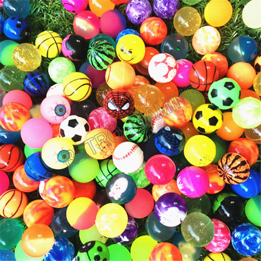 100pcs/lot Funny Toy Balls Mix - Retro Gaming Store avaliação e preço