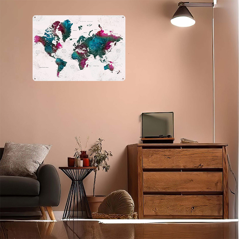 Detailed World Map Iskha Light - World Of Retro Gaming avaliação e preço