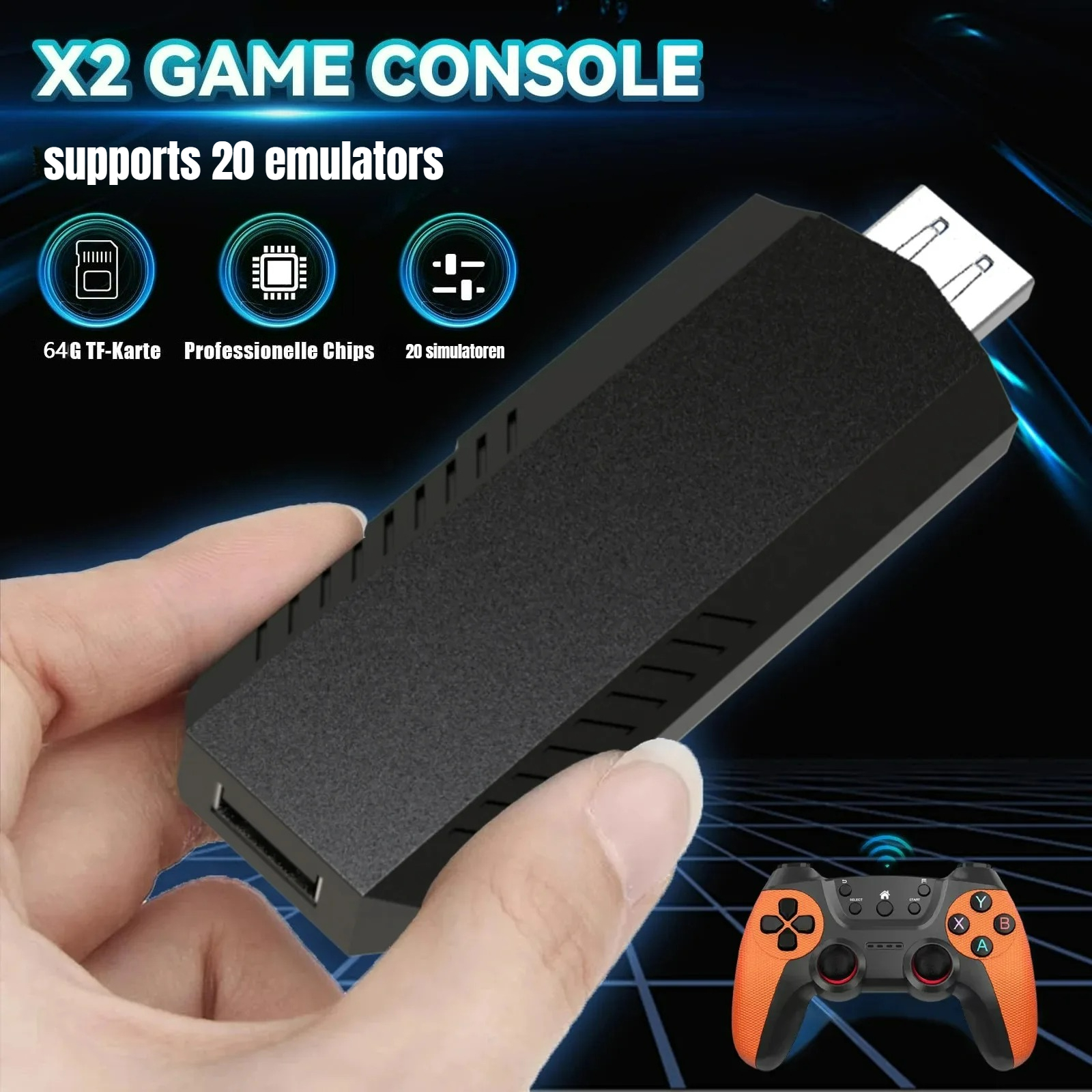 X2 Pro Game Stick Retro Game C - Retro Gaming X2 Pro avaliação e preço