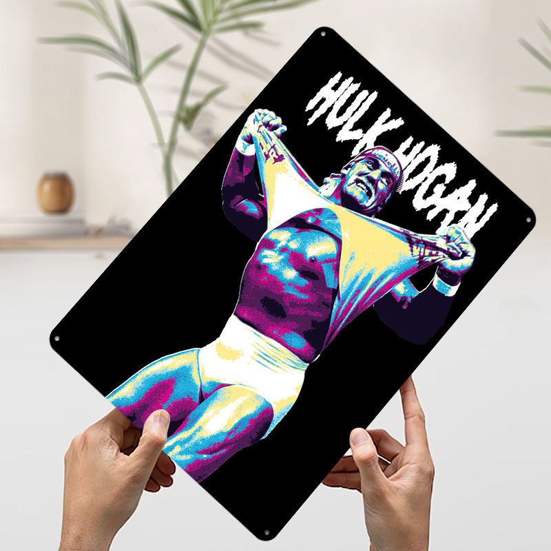 Hulk Hogan Printed Posters Cus - Retro Gaming Desk avaliação e preço