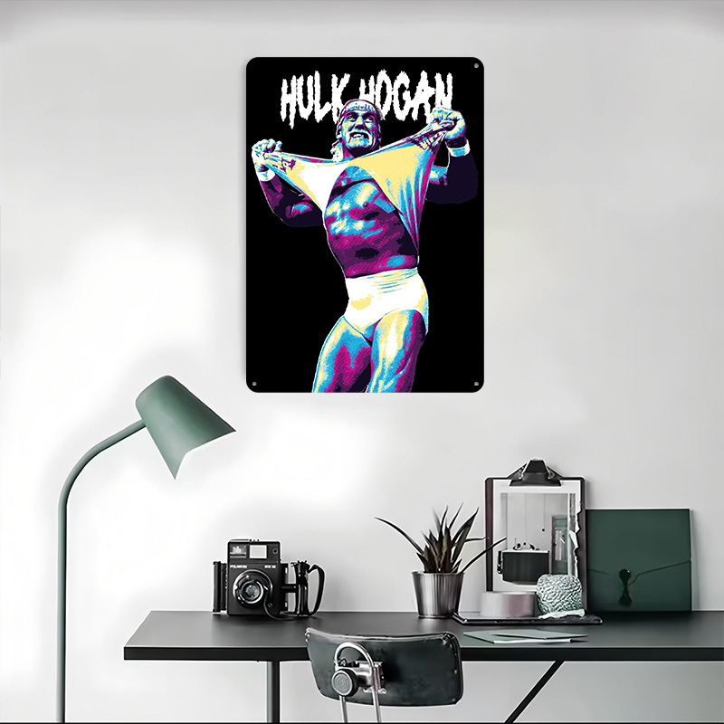 Hulk Hogan Printed Posters Cus - Retro Gaming Desk avaliação e preço