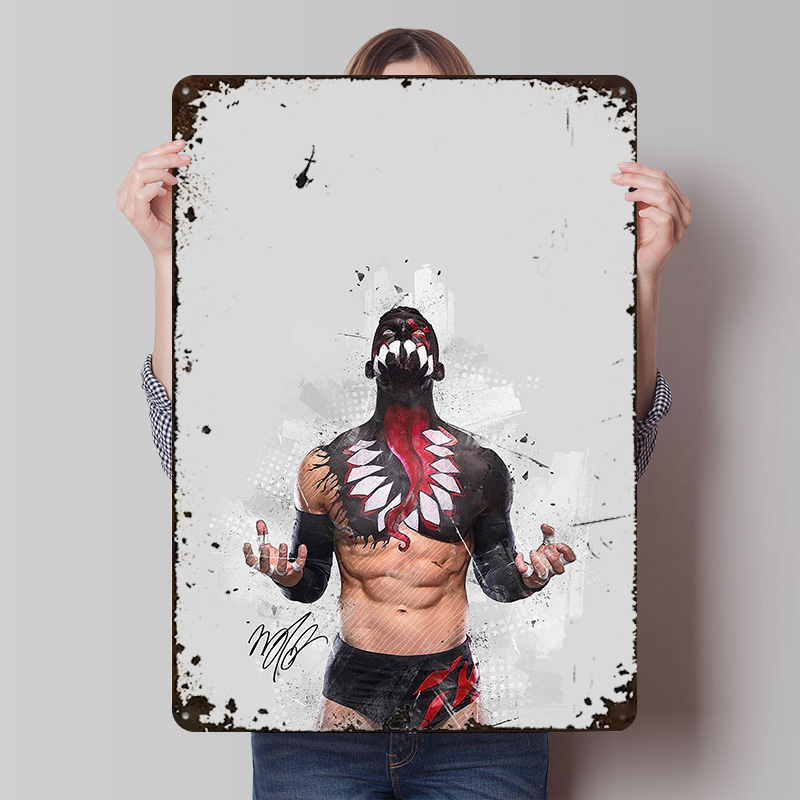 Finn Balor Poster Customized W - Retro Gaming Desk avaliação e preço