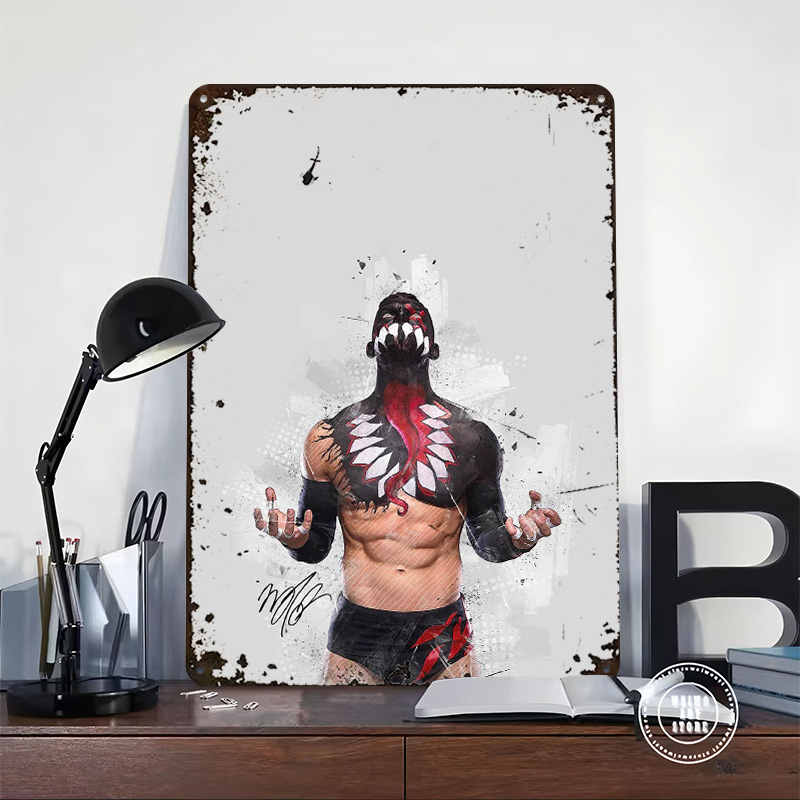 Finn Balor Poster Customized W - Retro Gaming Desk avaliação e preço