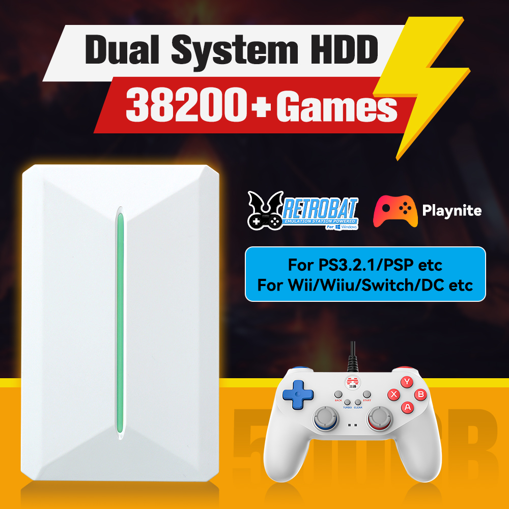 Retrobat＆Playnite System HDD R - Retro Gaming Design avaliação e preço