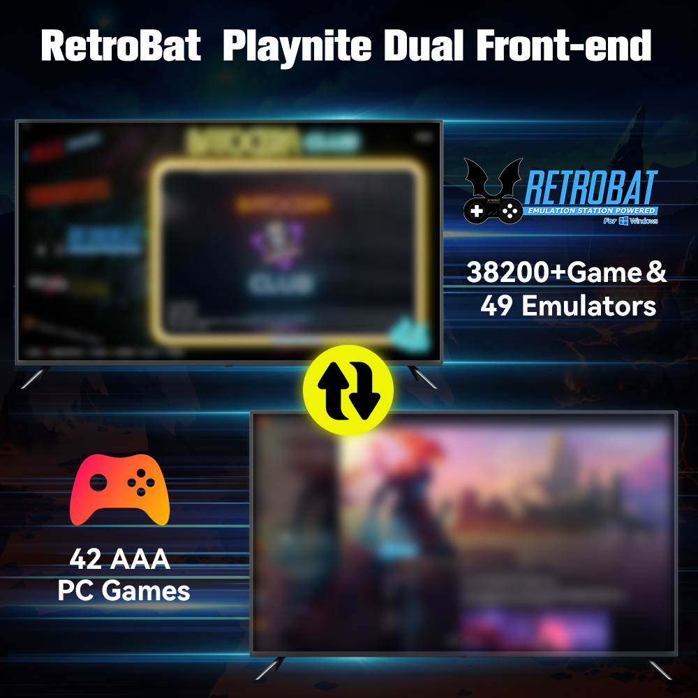 Retrobat＆Playnite System HDD R - Retro Gaming Design avaliação e preço