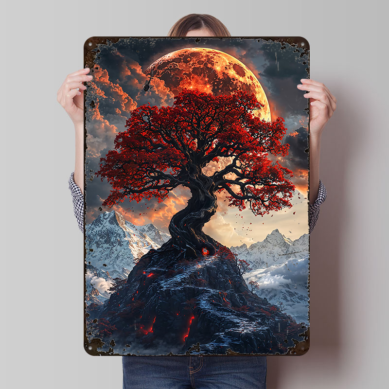 The Ashen World Tree Metal Pos - World Of Retro Gaming avaliação e preço