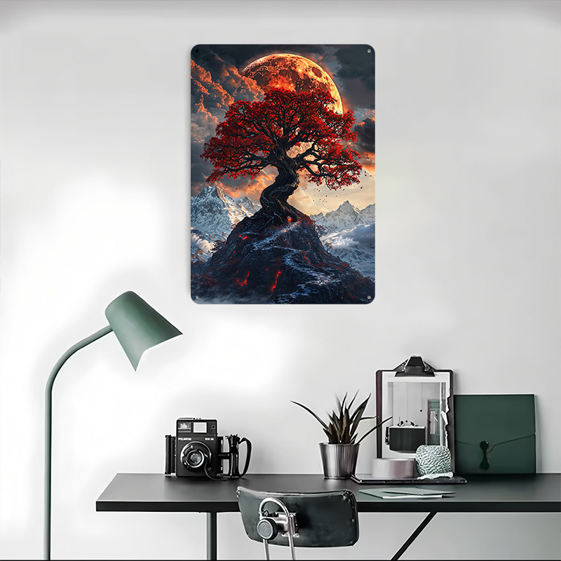 The Ashen World Tree Metal Pos - World Of Retro Gaming avaliação e preço