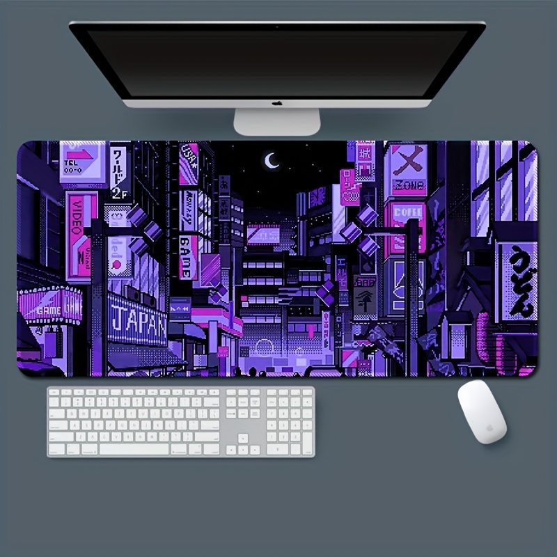 XXL Tokyo Street Desk Mat,Vibr - Retro Gaming Desk Setup avaliação e preço
