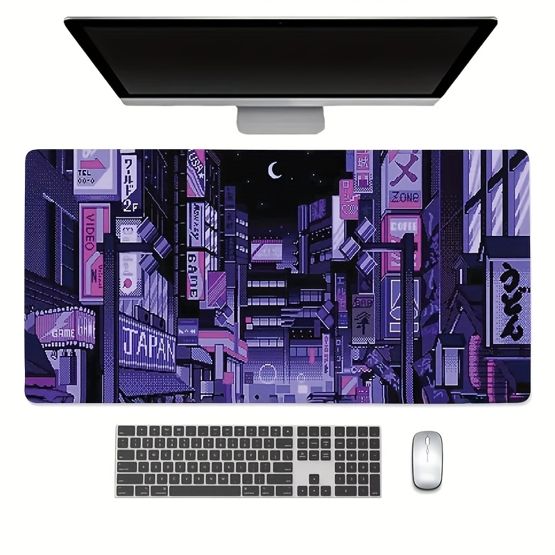 XXL Tokyo Street Desk Mat,Vibr - Retro Gaming Desk Setup avaliação e preço