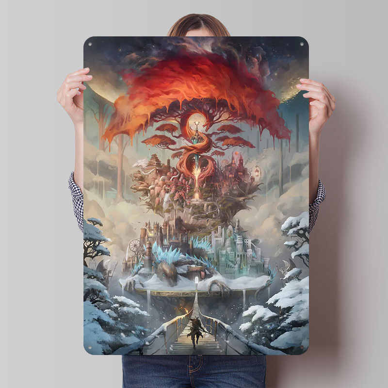 The Painted World Printed Post - World Of Retro Gaming avaliação e preço