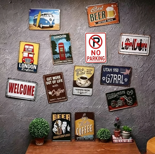 Vintage Gaming Zone Metal Tin  - Retro Gaming Zone avaliação e preço