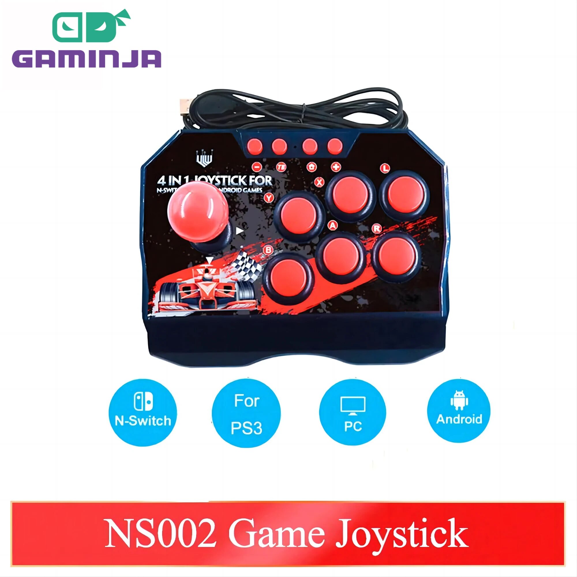 GAMINJA NS002 4 In 1 Retro Arc - Retro Gaming Design avaliação e preço