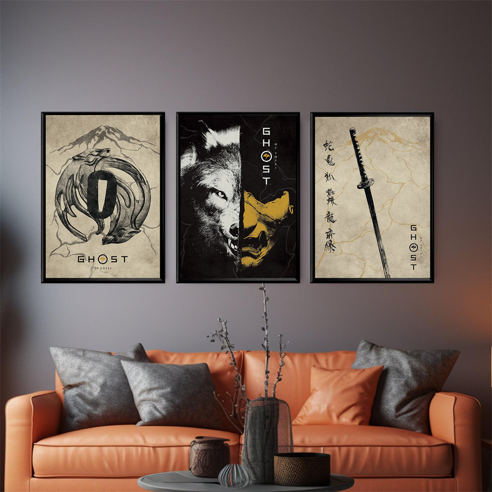 Ghost of Yotei Poster Game Ret - Retro Gaming Art avaliação e preço