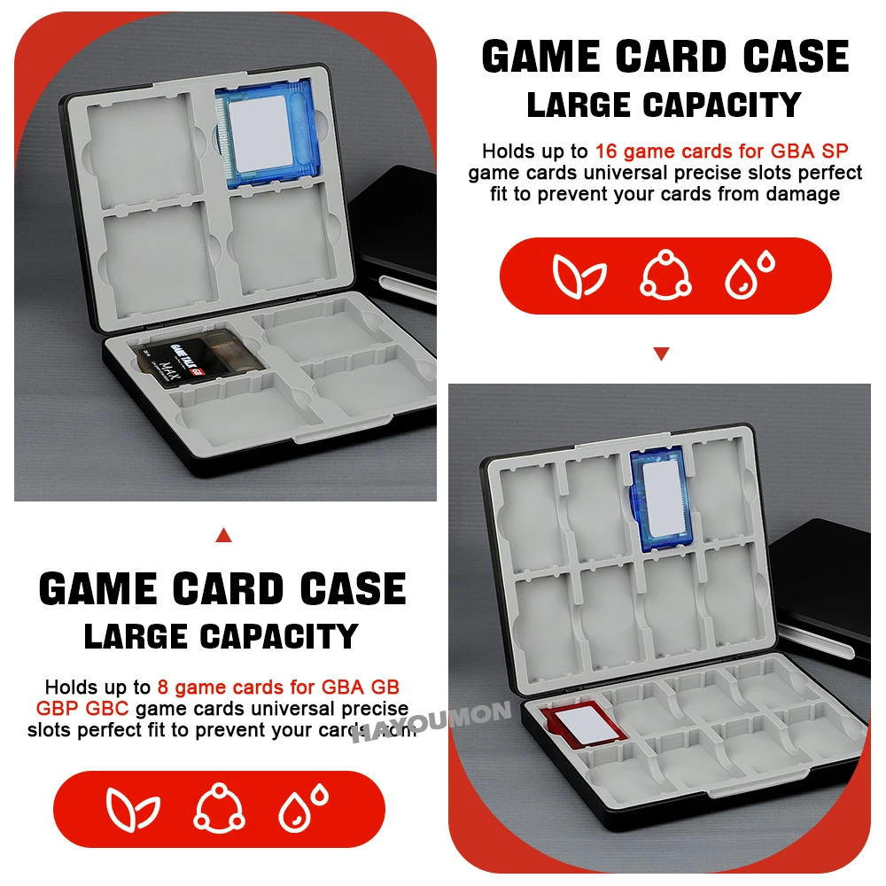 Black For GBC/GB/GBA SP Game C - Game Boy Cartridge Holder avaliação e preço