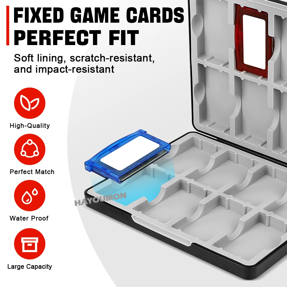 Black For GBC/GB/GBA SP Game C - Game Boy Cartridge Holder avaliação e preço