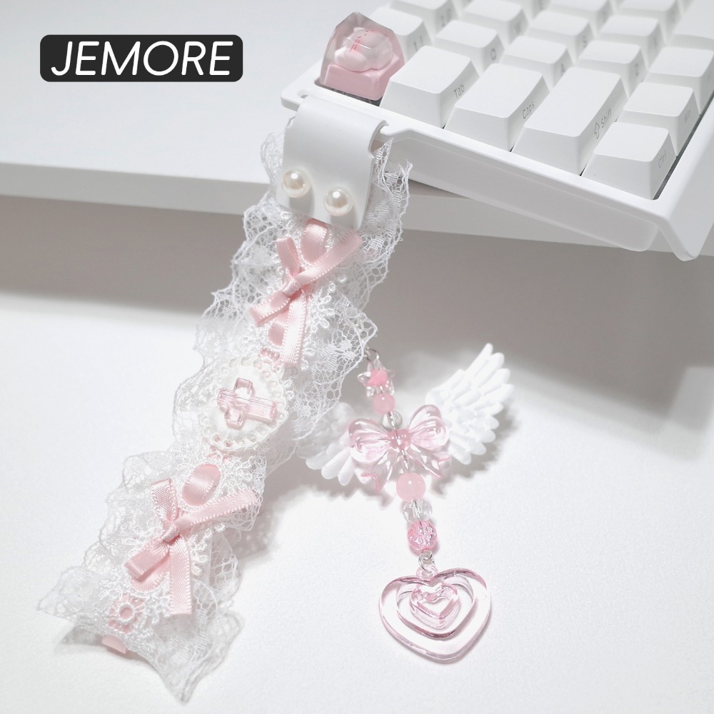 Lace Keyboard Strap Ribbon Uni - Retro Gaming Desk Setup avaliação e preço