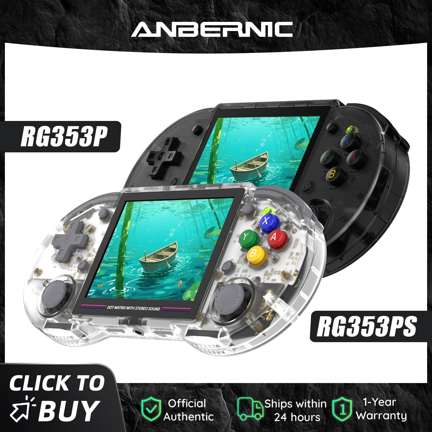 Anbernic  RG353P RG353PS 64 Bi - Retro Gaming Android avaliação e preço