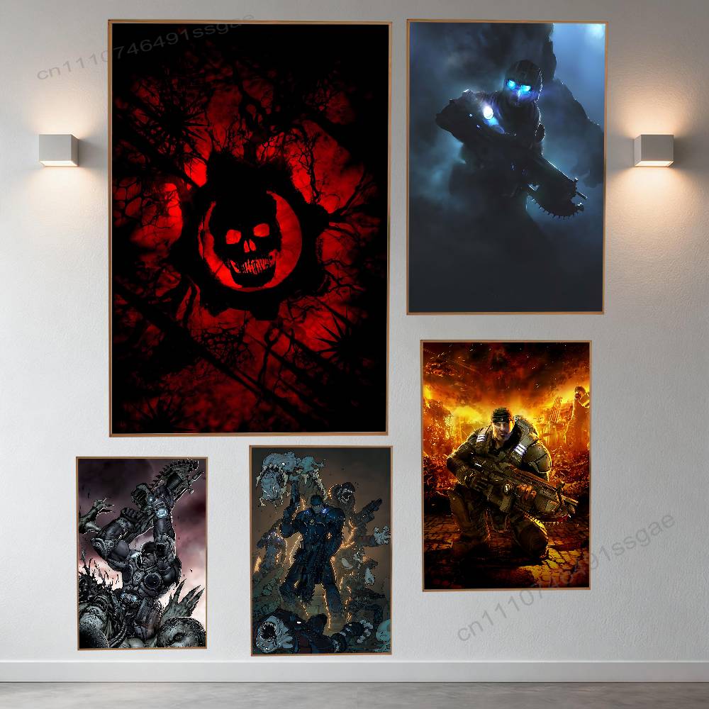 Game G-Gears of W-War Poster R - Retro Gaming Art avaliação e preço