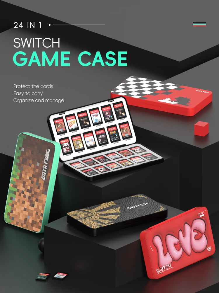 DATA FROG 24-in-1 Game Card Ho - Game Cartridge Case avaliação e preço
