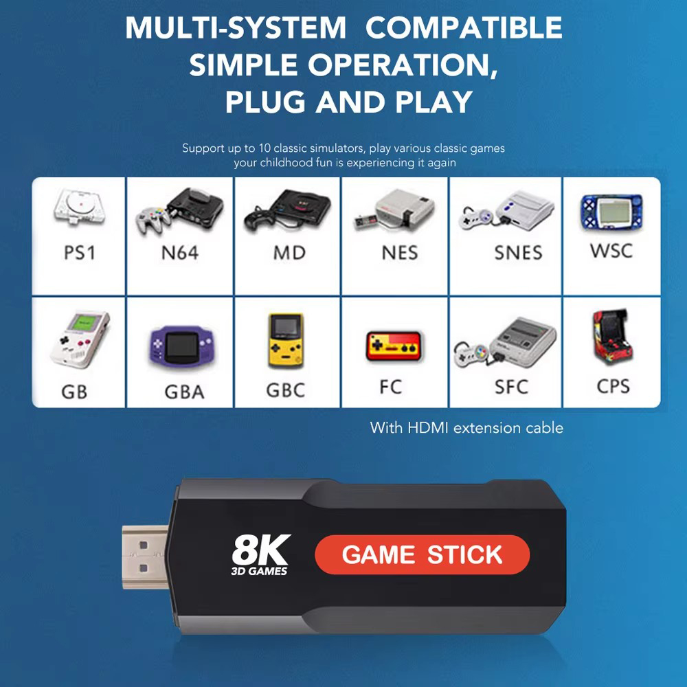 X2 Game Stick HD 4K 8K 3D Cons - Retro Gaming Android avaliação e preço